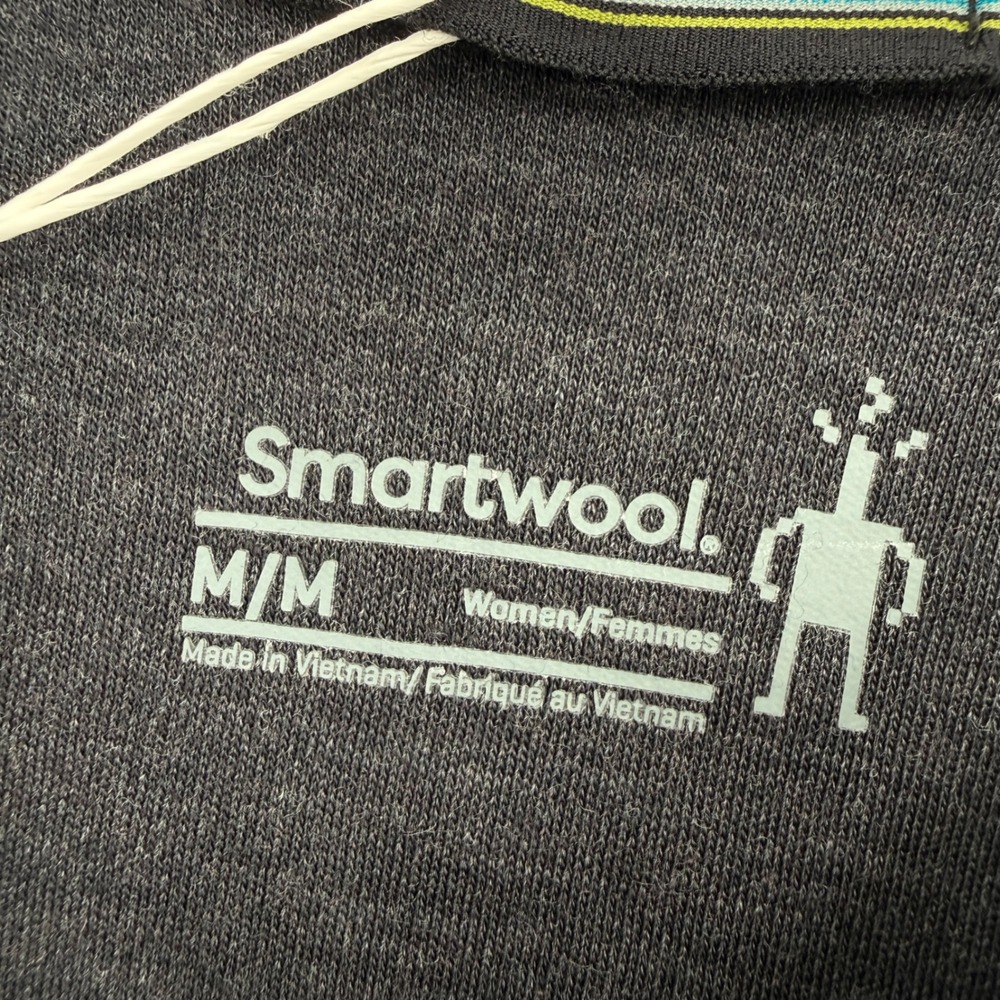 Smartwool Classic Thermal Merino Wool Base Layer Women M Charcoal Heather - Picture 5 of 13
